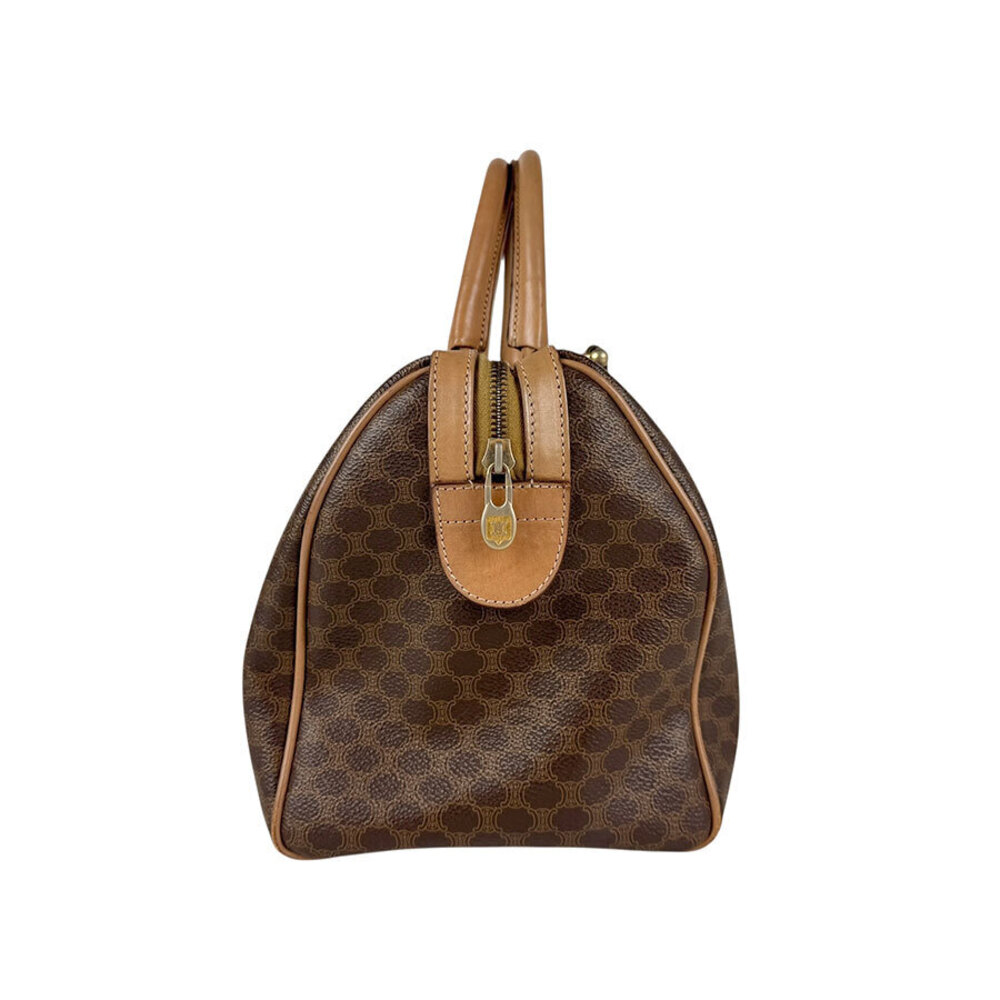 Celine handbag brown coated canvas macadam lining - Picture 2 of 4
